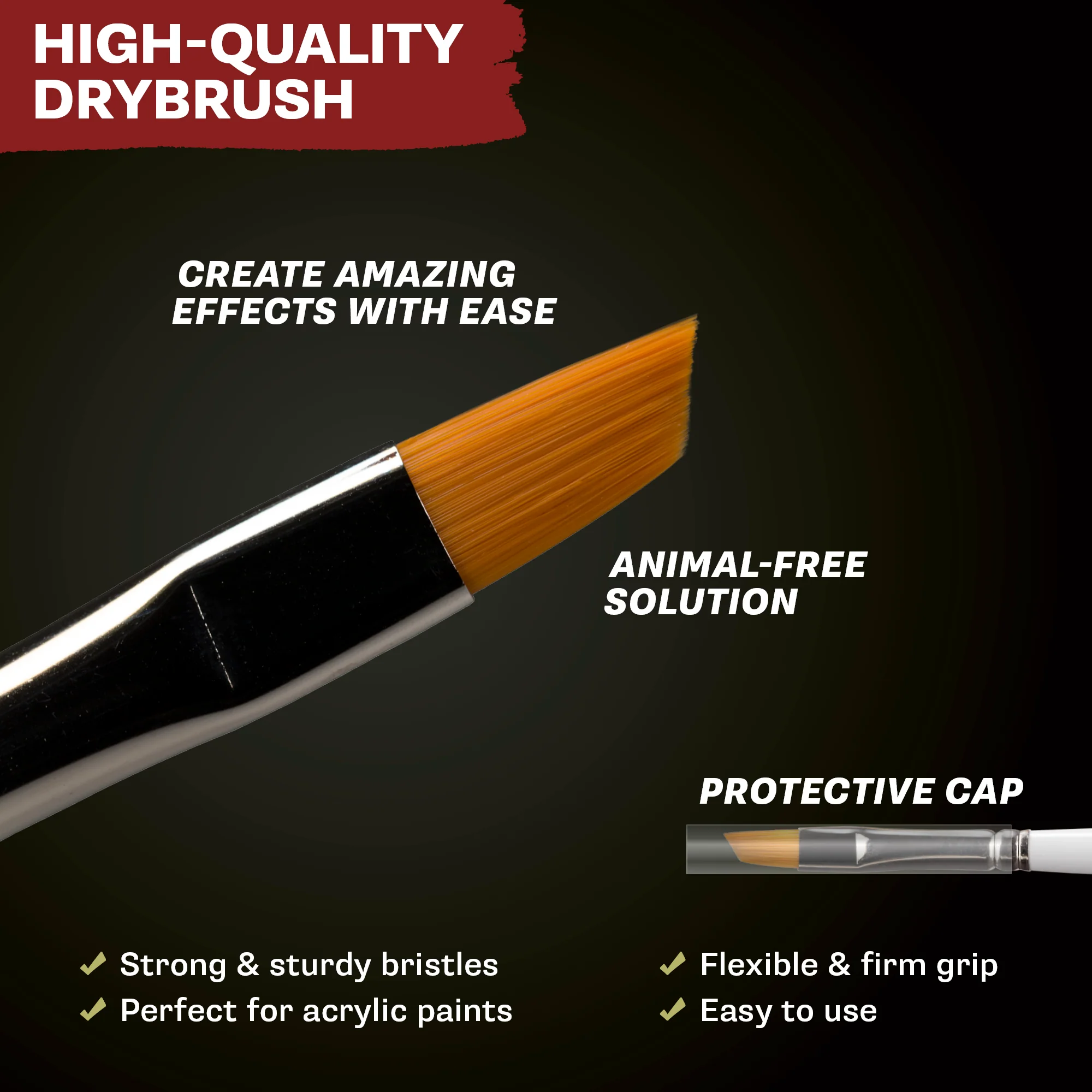 Wargamer Brush: Large Drybrush - Image 3