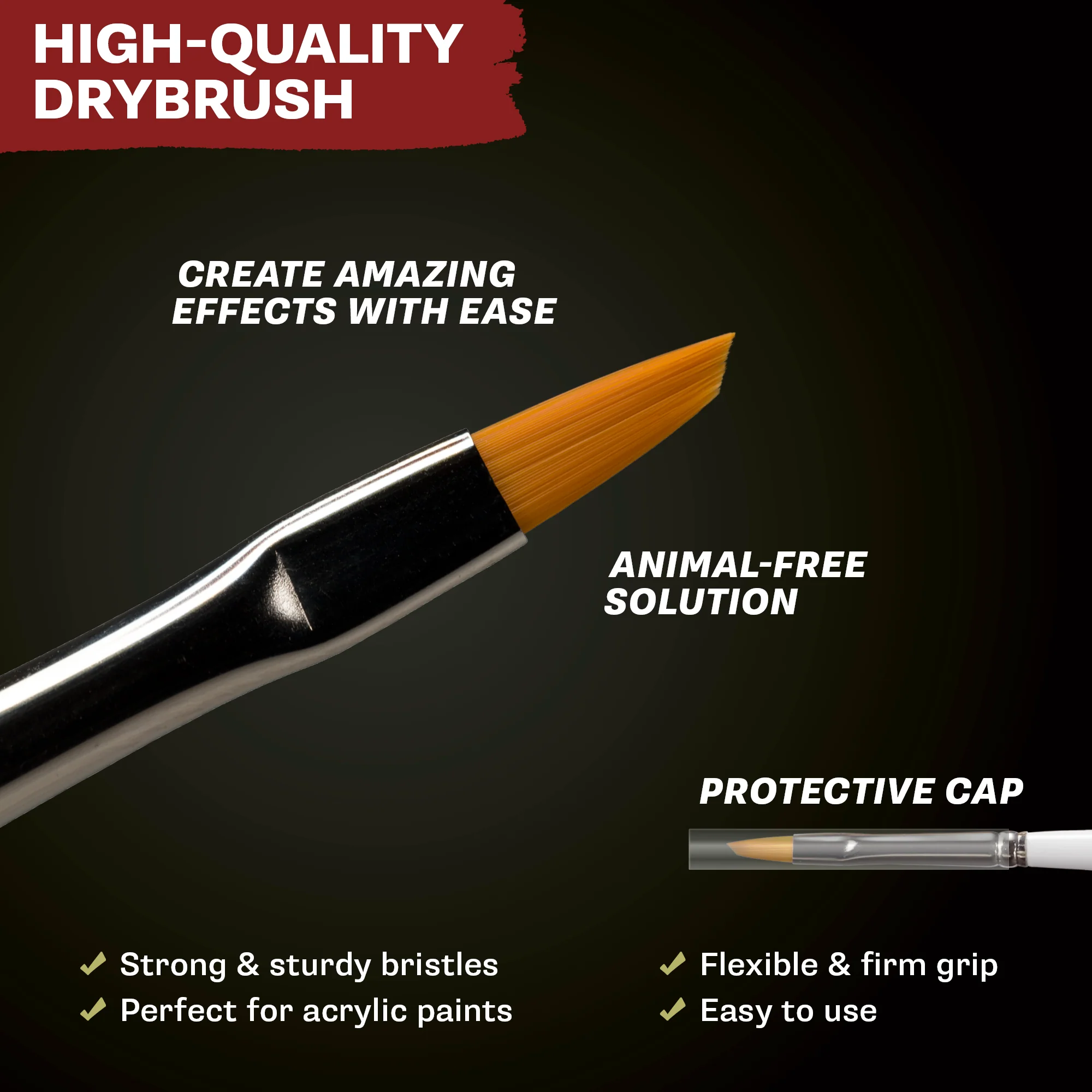 Wargamer Brush: Small Drybrush - Image 3