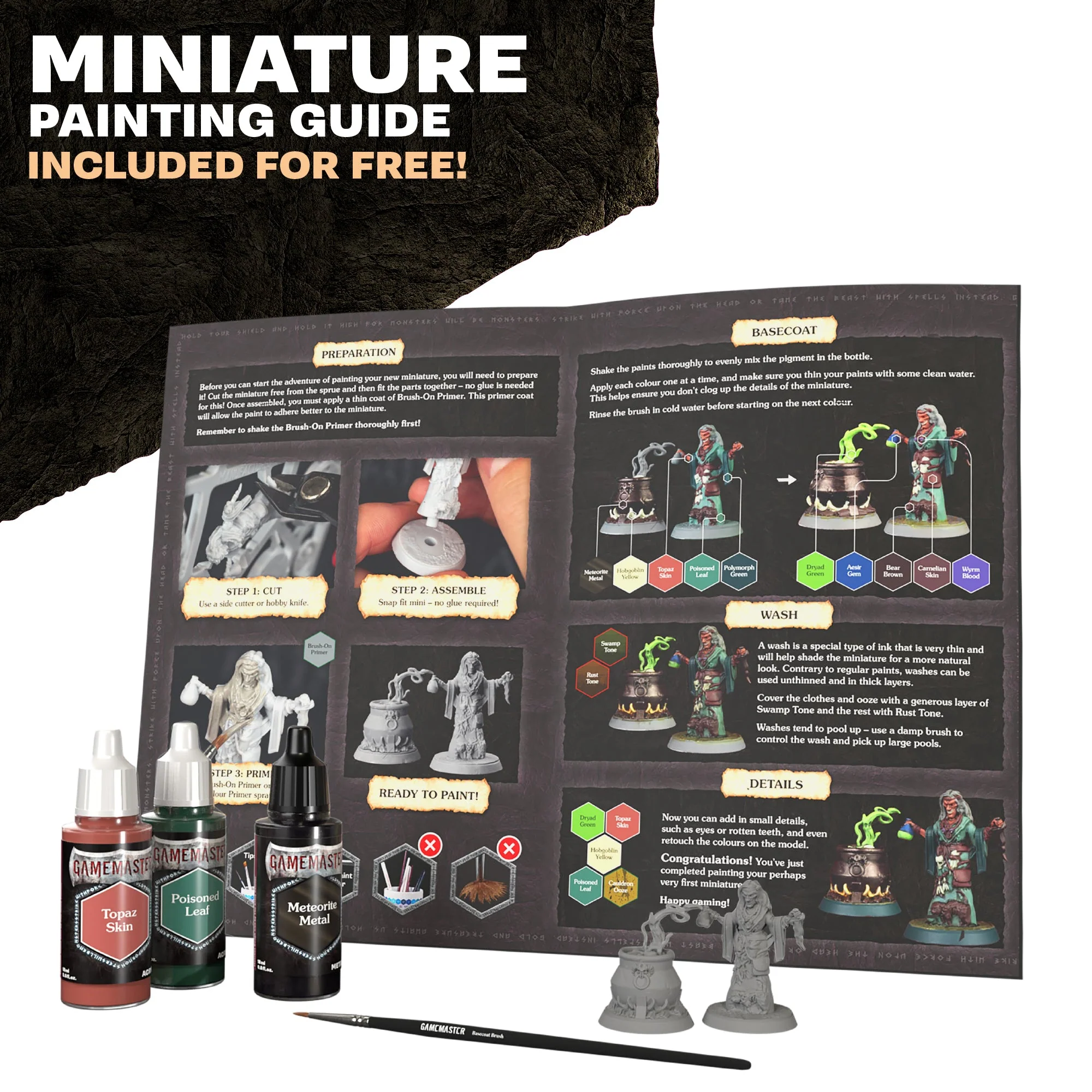 GameMaster: Wilderness Adventures Role-playing Paint Set - Image 4