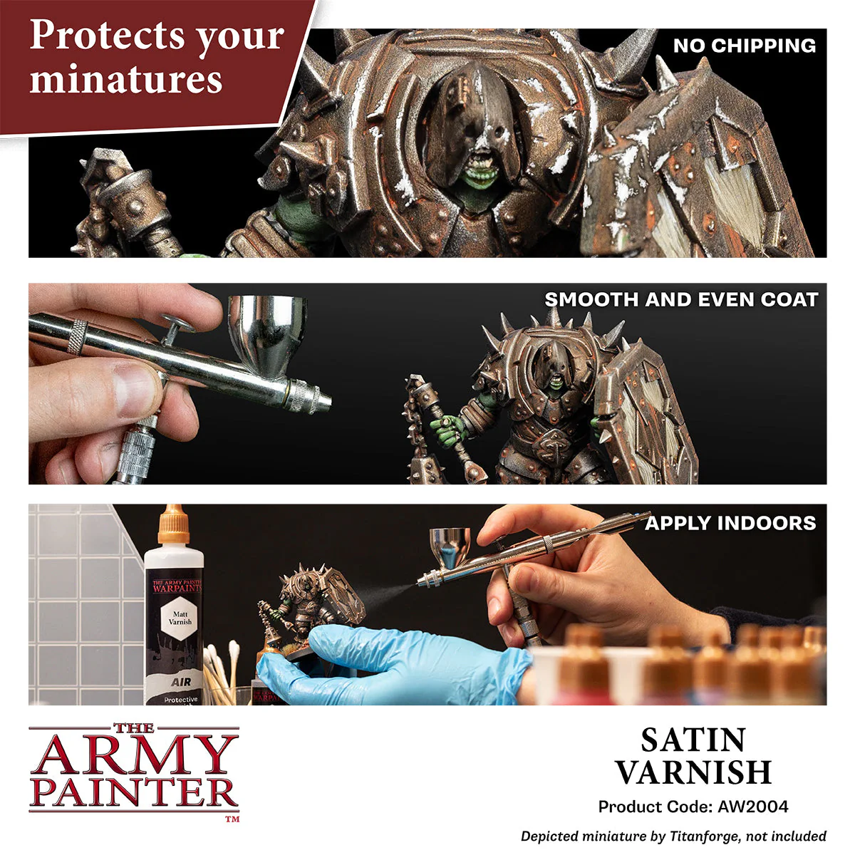 Warpaints Air: Aegis Suit Satin Varnish, 100 ml - Image 3