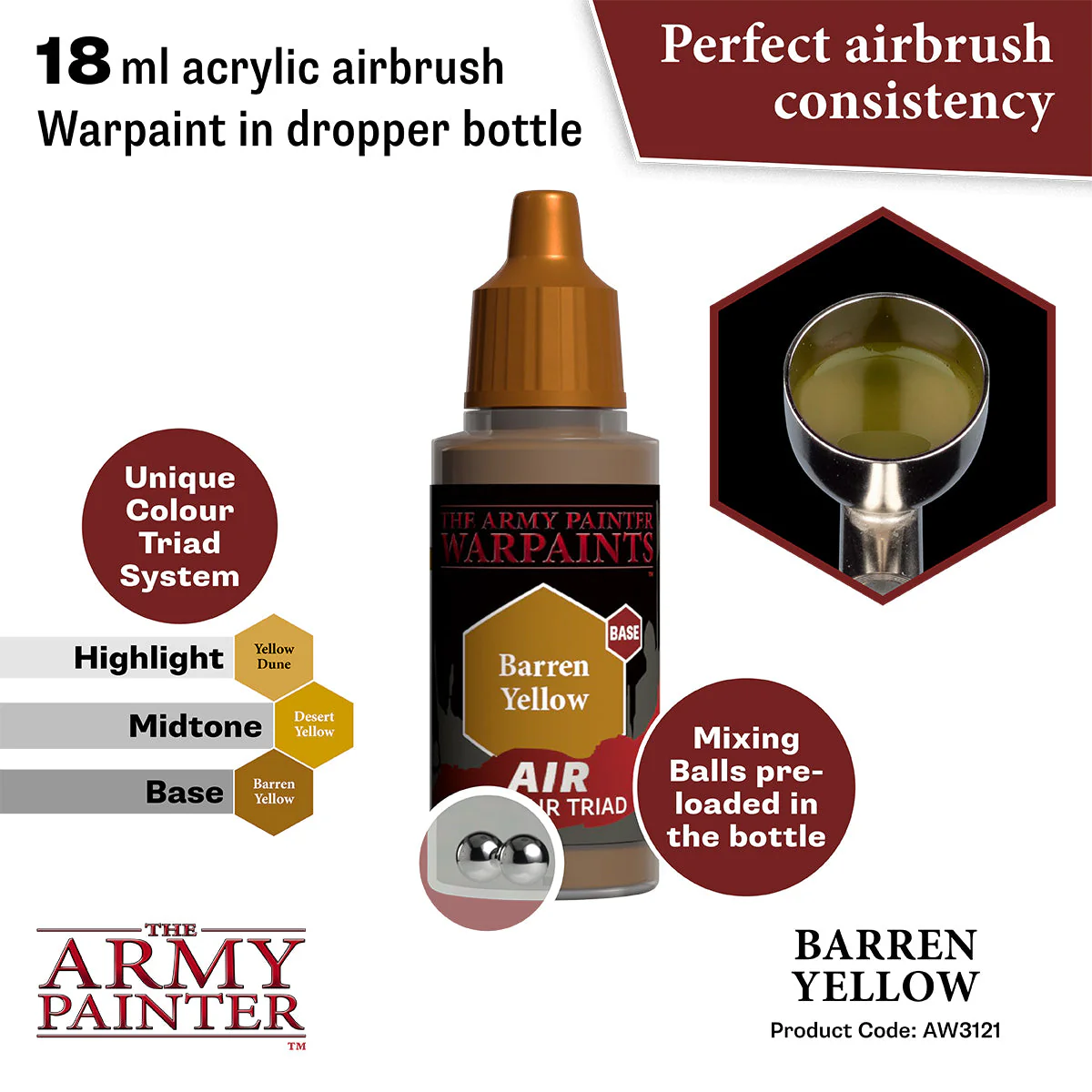 Warpaints Air: Barren Yellow - Image 2