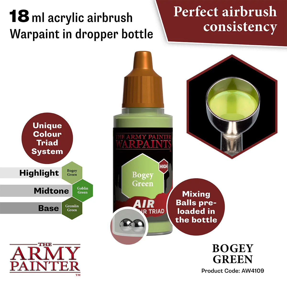Warpaints Air: Bogey Green - Image 2
