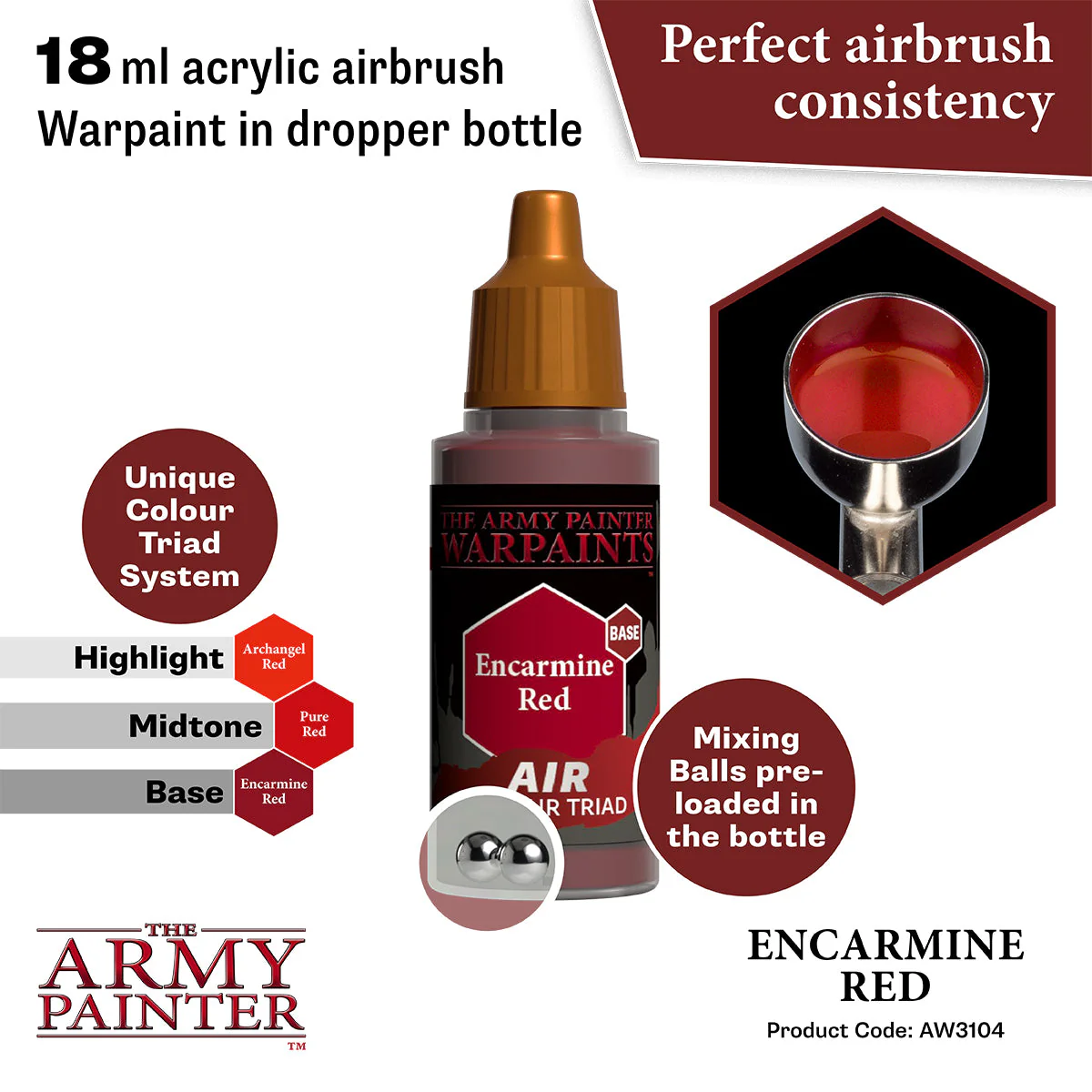 Warpaints Air: Encarmine Red - Image 2
