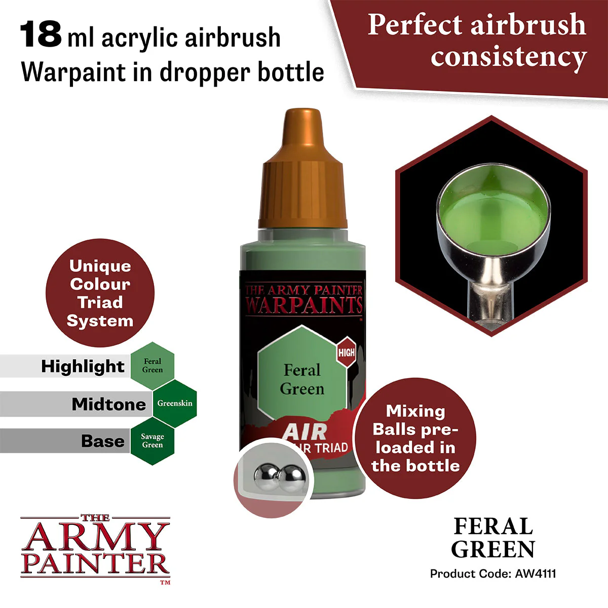 Warpaints Air: Feral Green - Image 2