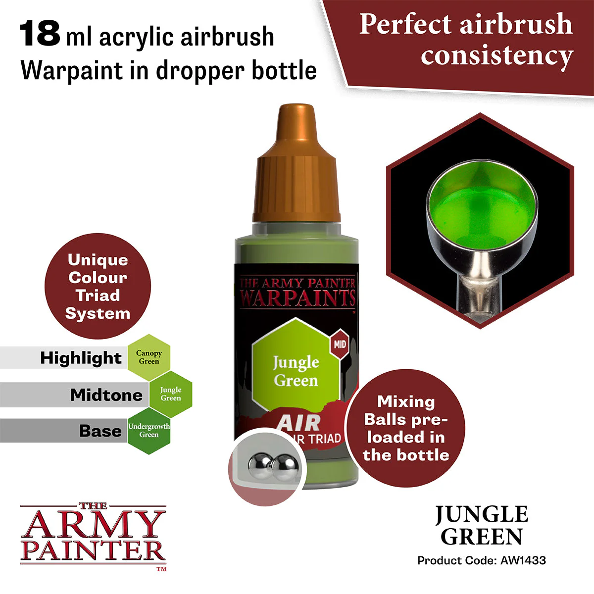 Warpaints Air: Jungle Green - Image 2