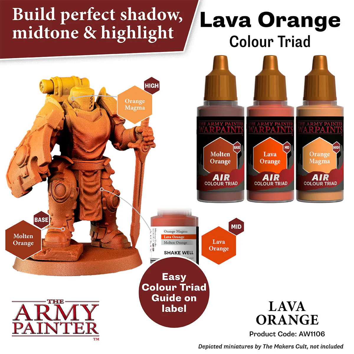 Warpaints Air: Lava Orange - Image 3