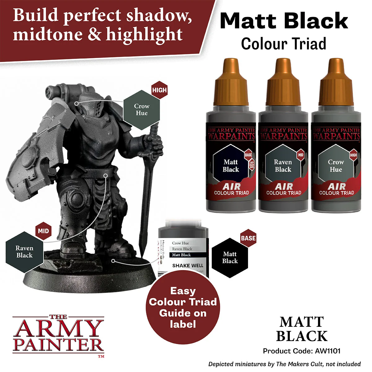 Warpaints Air: Matt Black - Image 3