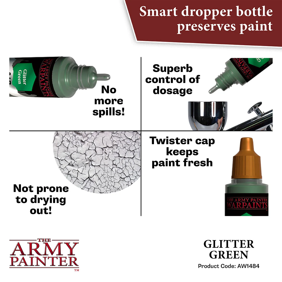 Warpaints Air Metallics: Glitter Green - Image 5
