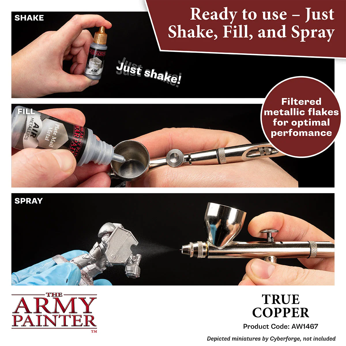 Warpaints Air Metallics: True Copper - Image 3