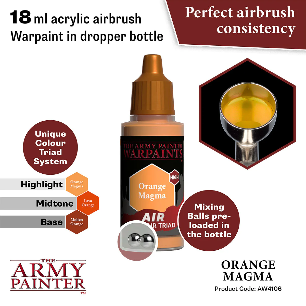 Warpaints Air: Orange Magma - Image 2
